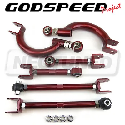 Godspeed Adjustable Gen2 Rear Camber+Toe+Traction Arm Kit For 89-94 240sx S13 • $382.50