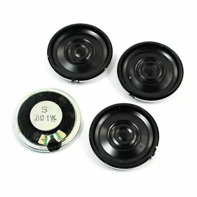 4 Pcs 1W 8 Ohm 28mm Internal Magnetic Electric Audio Speaker Amplifier • $7.80