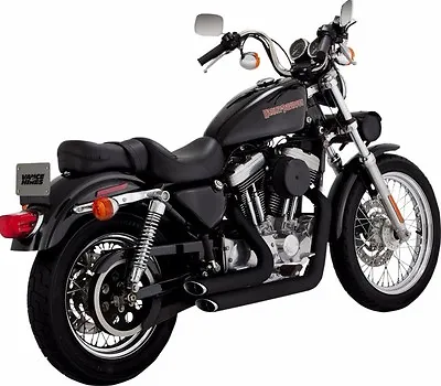 Vance & Hines Shortshots Staggered Black Finish For Harley Sportster 1999-2003 • $599.99