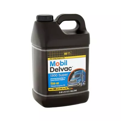 Mobil Delvac 1300 Super HD Syn Blend Diesel Oil 15W-40 2.5 Gal • $49.99