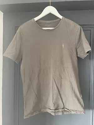 All Saints Brace Tonic Crew - Grey/green Size Medium • £0.99