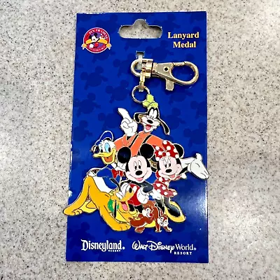 Disney Mickey Mouse & Friends Goofy Minnie Donald Pluto Medal Lanyard Pin 2008 • $15