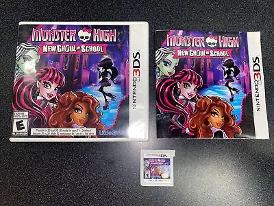 Monster High: New Ghoul In School (Nintendo 3DS) Complete - Tested - Authentic • $24.99