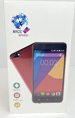 Maze Speed SSB504R Red Smartphone 3G Red Smartphone - Android 8.1 GO Dual SIM • $39.95