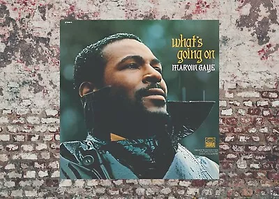 Marvin Gaye Whats Going On Album Cover Poster Print A85 • $14.95