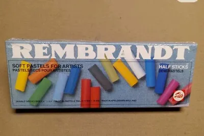 SEALED Vintage Rembrandt Soft Pastels Holland Talens 30 Half-Sticks Artists • $24