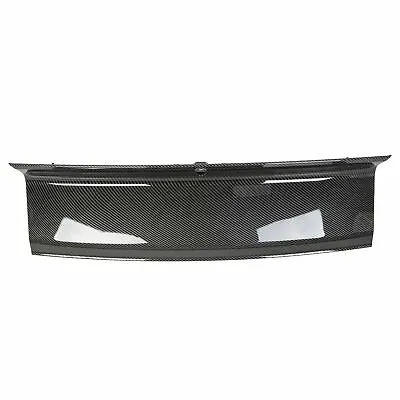 Carbon Fiber Look Rear Trunk Panel Decklid Trim Cover For Ford Mustang GT 15-23 • $49.75