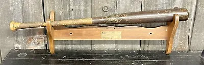 WOW Lenny ‘ Nails’ Dykstra GAME USED Slugger Baseball Bat 1986 WS Mets Phillies • $2500