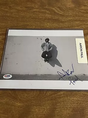 AARON PAUL Autograph Photo 8x10 PSA/DNA  BREAKING BAD  JESSE PINKMAN • $250