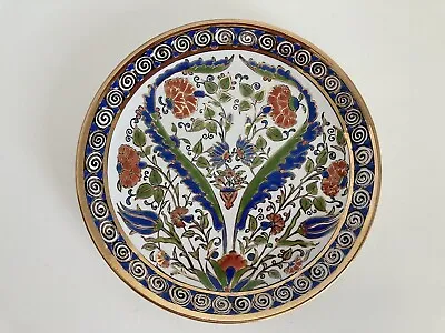 Vintage Manousakis Handmade Plate By Lindos Keramik Rodos Greece Signed • $14