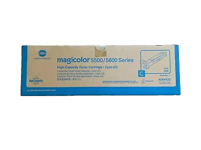 KONICA MINOLTA A06V433 Cyan High Yield Toner Magicolor 12k 5500/5600 Series • $70