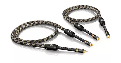 Viablue NF-S1 Silver Quattro Rca Cable 0 13/16x39 3/8in Mono Version 22208 • $242.77