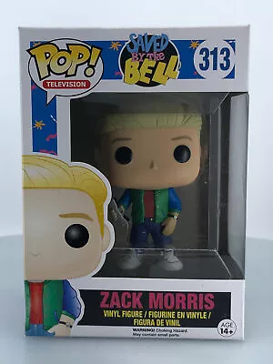 Funko POP! Television Saved By The Bell Zack Morris #313 Vinyl Figure DAMAGED • $46.54