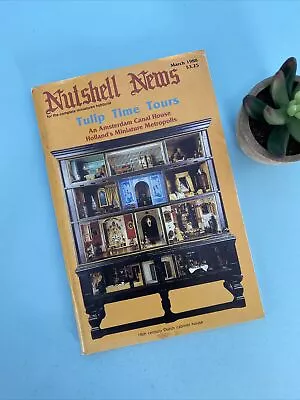 Nutshell News - Vintage Miniatures Magazine 1988 March • $8.50