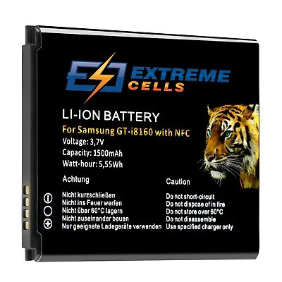 Extremecells Battery For Samsung Galaxy S3 Mini GT-i8190 NFC Ace 2 I8160 Battery • £15.31