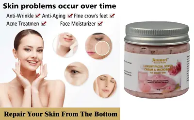 Ammuri Retinol Facial Scrub Microbeads & Hyaluronic Acid For Rejuvenation 100ml • £16.99