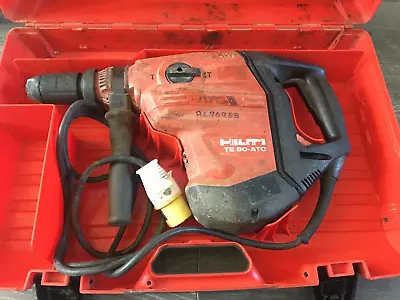 £82 • Buy Hilti TE80 ATC/AVR SDS Max Rotary Hammer Drill Breaker  110V