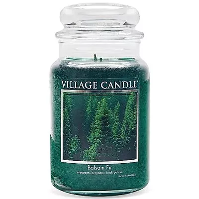 Balsam Fir Large Apothecary Jar Scented Candle 21.25 Oz. Green • $34.32