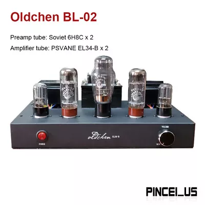 Oldchen EL34-B Tube Amplifier Single Ended Amplifier Hifi Amp Vacuum Tubes Amp • $429