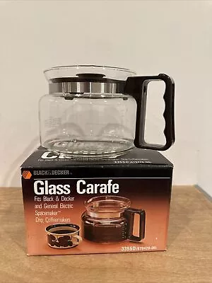 Vintage Black & Decker Spacemaker 10 Cup Coffee Maker Replacement Carafe 3355D • $19.99