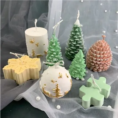 $12.90 • Buy 3D Pine Cone Candle Mold Gypsum Clay Candle Making DIY Gift Decoration 1pc Set