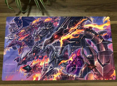 HOT YuGiOh Duel Playmat Red-Eyes Black Dragon CCG TCG Trading Card Game Mat &Bag • $42.38