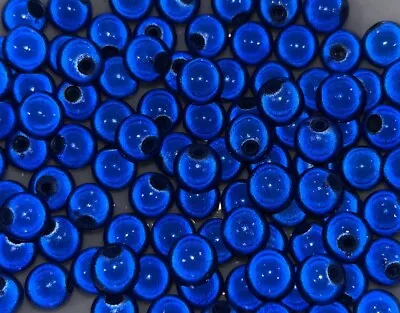 3D Illusion Acrylic Miracle Beads - Blue- 8mm Round Light Reflection 100 In Pack • £3.50