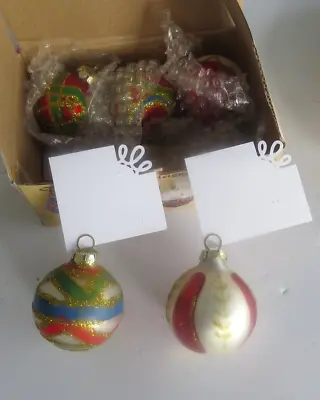 Vintage Ornament Place Card Holders Handpainted Set Of 5 • $14