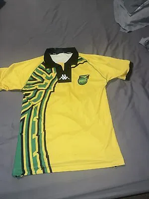 JAMAICA 1998 2000 HOME FOOTBALL SHIRT SOCCER JERSEY KAPPA Size Medium • £199.99