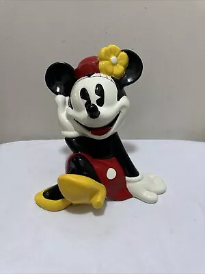 Walt Disney's Minnie Mouse Cookie Jar By Treasure Craft Vintage EUC • $64.99