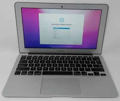 Apple MacBook Air (7 1) Laptop I5-5250U 1.6GHz 4GB RAM 11  128GB SSD MacOS • $89.99