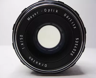Meyer Optik Gorlitz Oreston 50mm F=1.8 Prime Camera Lens M42 Screw Fit. Tested. • £46