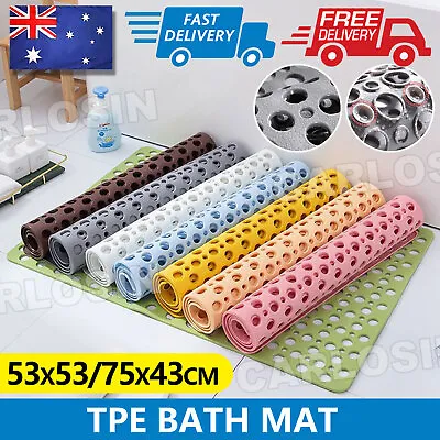 Bath Shower Mat Non-Slip Shower Mat Bathtub Mats Rubber Sucker Bathroom Mats • $14.95