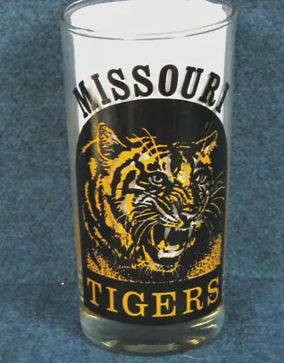 1978 Mizzou Tigers Drink Glass University Of Missouri Schedule On Glass MFA Oil • $17.95