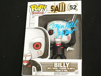 TOBIN BELL Signed Billy The Puppet FUNKO POP Jigsaw SAW VAULTED JSA BAS COA • $1552.69