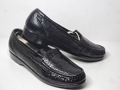 SAS Tripad Comfort Womans Size 7N Black Scale Loafers • $22