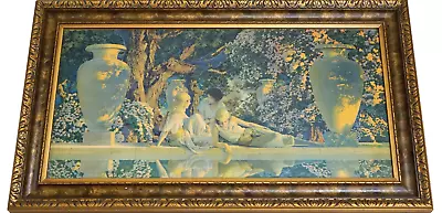 Antique 1920s Original Maxfield Parrish Garden Of Allah Framed Litho 21 X 12 • $46