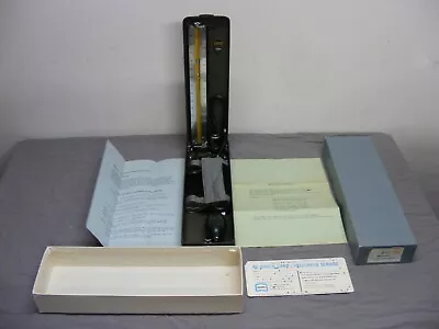 VINTAGE MPC SPHYGMOMANOMETER DESK TYPE With Manuals/ All Docs/BOX/Punch Card! • $79.95