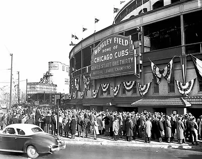 1945 Chicago Cubs WRIGLEY FIELD Glossy 8x10 Photo NL Champions Print Poster • $5.49