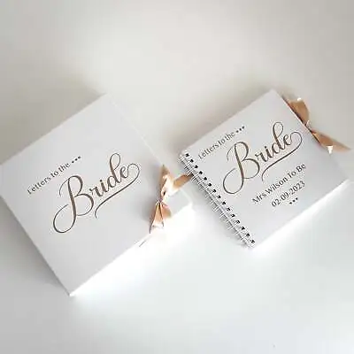 Personalised Letters To The Bride Scrapbook Wedding Photo Album • £36.95