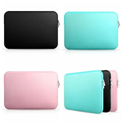 Laptop Sleeve Bag Carry Case Pouch Cover For Macbook Air Pro HP 11-15.6 Inch UK • £10.38