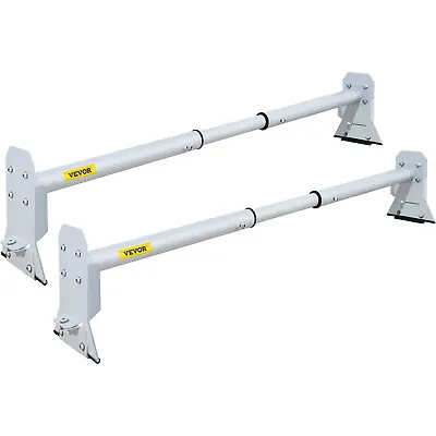 VEVOR Roof Ladder Rack Van Ladder Rack 46 -68  Adjustable 2 Bar 331lb Universal • $69.99