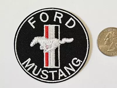 Ford Mustang Patch Cars Trucks Auto Motorsport Embroidered Iron On 2.5  Fs • $3.99