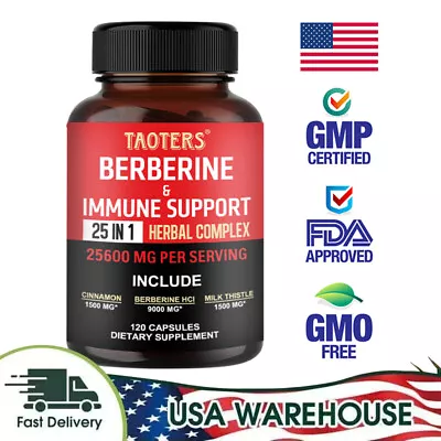 Berberine With Ceylon Cinnamon For Heart Blood Sugar And Immune Health • $12.49