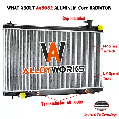 Aluminum Core Radiator Fit 03 04 2005 2006 2007 Infiniti G35 3.5L Automatic • $99