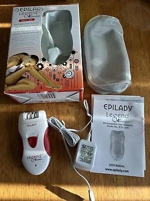 Epilady Speed Corded Epilator - Unisex White/Red Works Excellent • $39.99