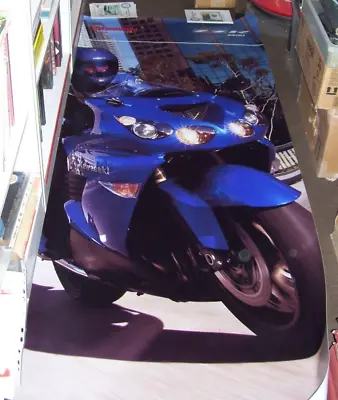 Kawasaki Zzr-1400 Motorcycle Showroom Display Vinyl Poster • £10