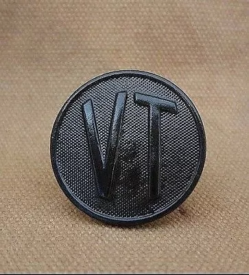 WWI Vermont Collar Disk • $15