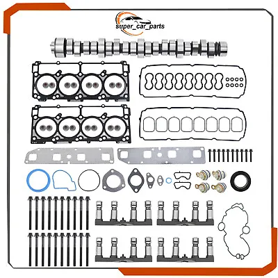 NON MDS Lifters Cam Gasket Heads Kit For 03-08 Chrysler Dodge Ram 1500 5.7 Hemi • $328.99