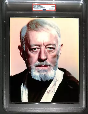 Alec Guinness  OBI-WAN KENOBI  Star Wars Signed Autographed Photo PSA Mint 9 • $2499.99